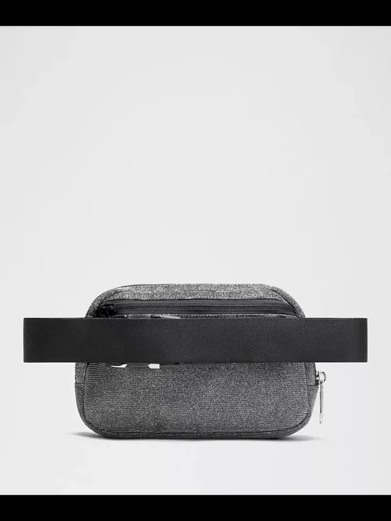 Lululemon Glitter Everywhere Belt Bag 1L Dark Silver Graphite Gray - Picture 4 of 9